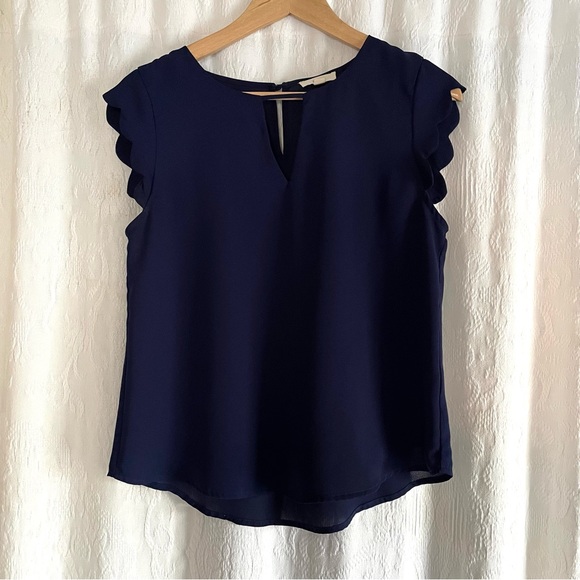 EM Navy Work Blouse - Picture 1 of 6